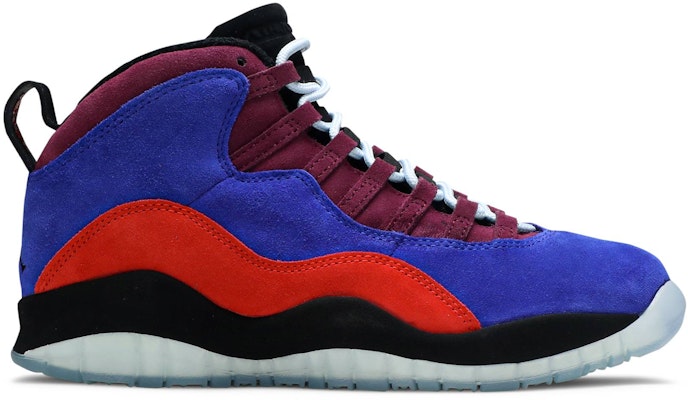 Air jordan 10 retro blue and red Clearance