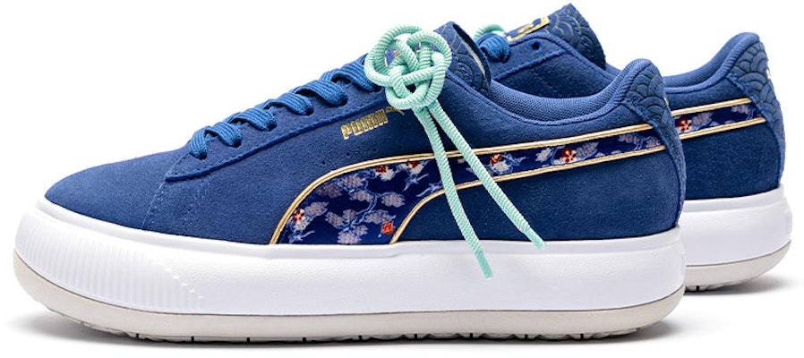 (Women) Mayu Kimono x Puma Suede 'Elektro Blue' 383424-01 Order (Women) Mayu Kimono x Puma Suede 'Elektro Blue' 383424-01