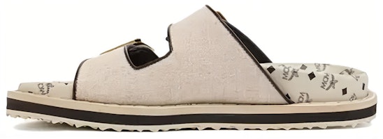 (Women) MCM Canvas Hemp Round Toe Slide 'Beige Comfort' MESDAMM06IG035 (Women) MCM Canvas Hemp Round Toe Slide 'Beige Comfort' MESDAMM06IG035