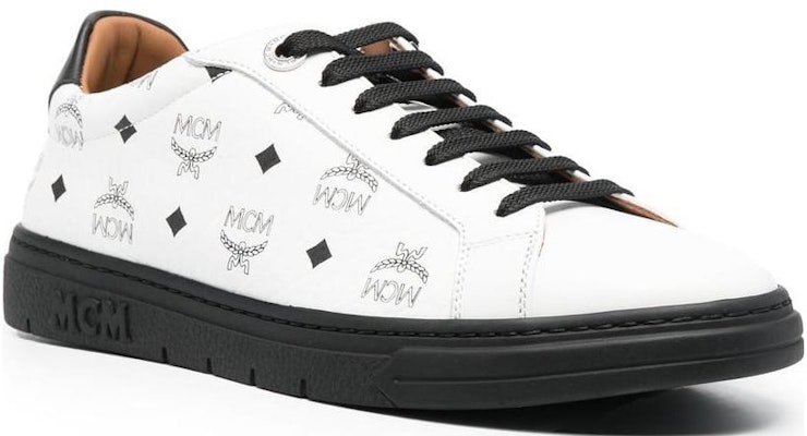 (Women) MCM Canvas Low 'White Black' MESCATD03BK Order (Women) MCM Canvas Low 'White Black' MESCATD03BK