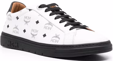 Order (W) MCM Kanvas Low 'Putih Hitam' MESCATD03BK