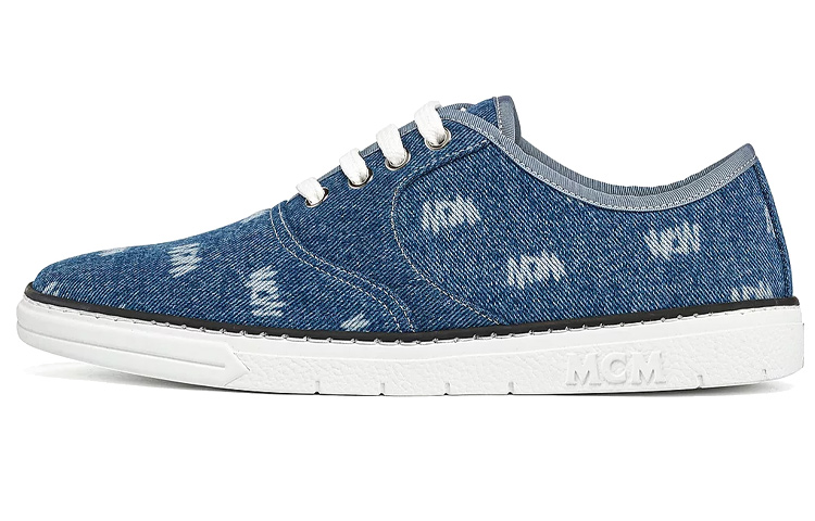 (Women) MCM Classic Low 'Blue' MESCASU01LL