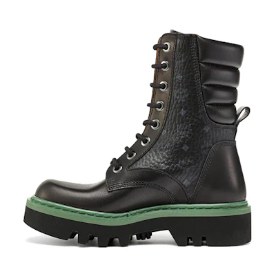 (W) MCM Leather Boot 'Black CMFT'