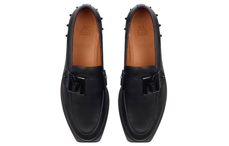 Purchase (Women) MCM Loafer 'Black Calfskin' MESBALM01BK038