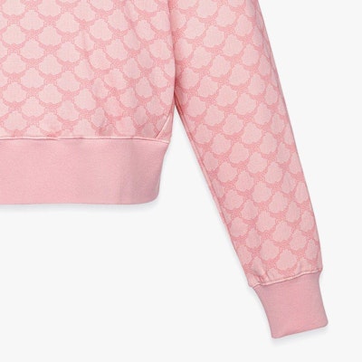 (Women) MCM Logo Print Pink Oversized Hoodie Edition. MFAESMM03P600M Details for (Women) MCM Logo Print Pink Oversized Hoodie Edition. MFAESMM03P600M
