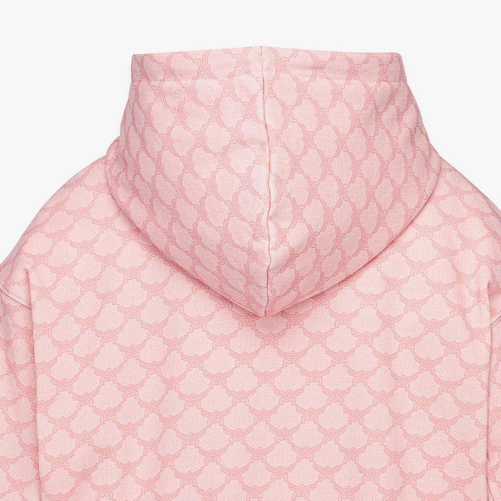 Sizing (Women) MCM Logo Print Pink Oversized Hoodie  Edition. MFAESMM03P600M