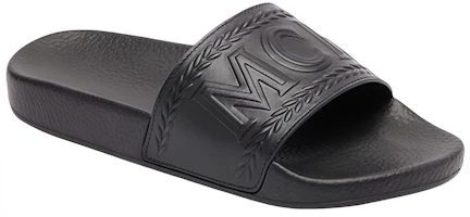 Lookbook (W) MCM Sandal Logo Warna Hitam MESASMM24BK