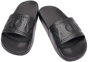 Shop (W) MCM Sandal Logo Warna Hitam MESASMM24BK