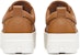 (W) MCM Low Top Lace-Up 'Sneaker Kulit Coklat Fesyen' MESCASW02CO