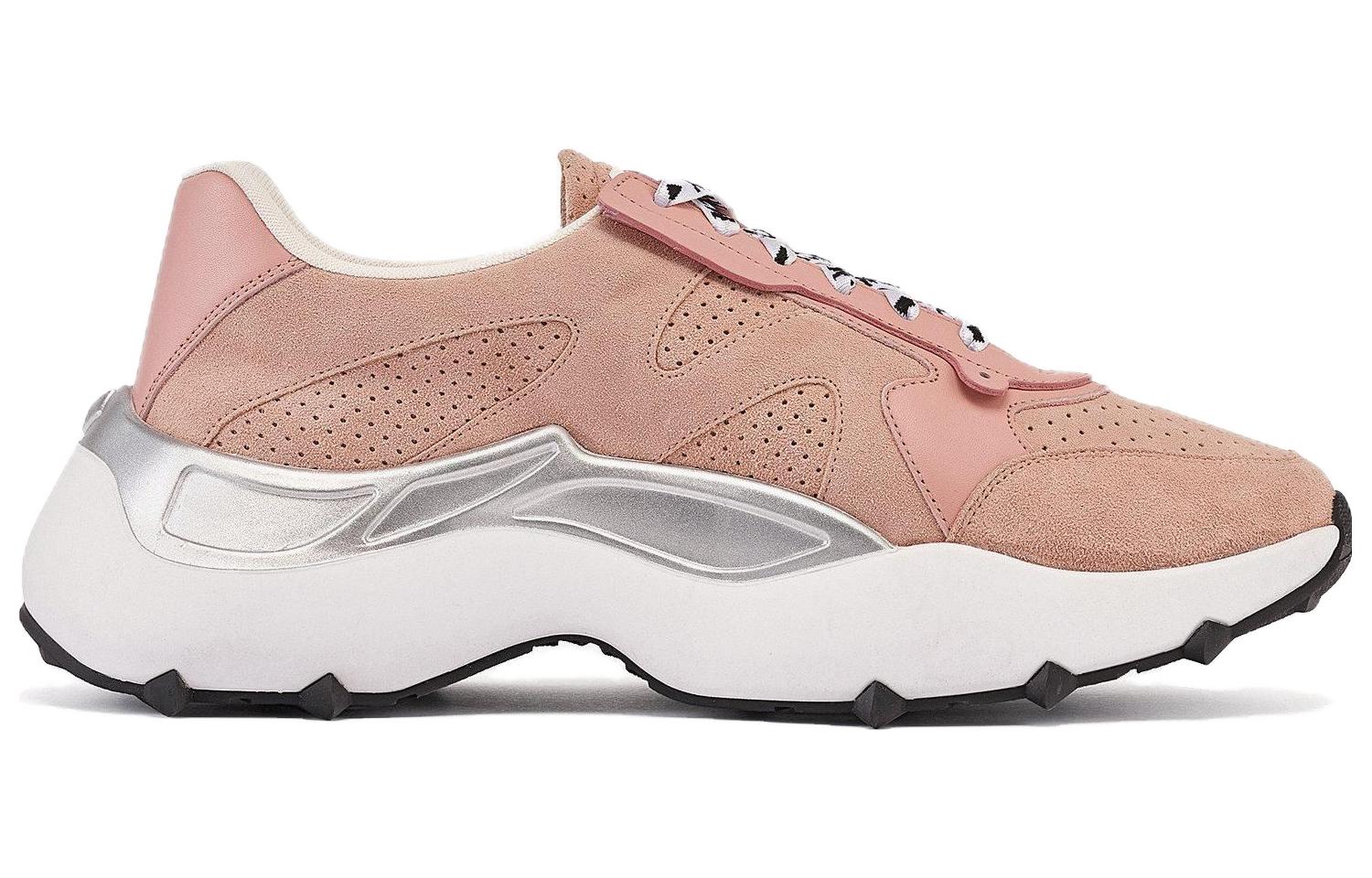 Order (W) MCM Low Top Schnürschuhe ''Rosa Leder Komfort'' MESCSMM12QH037