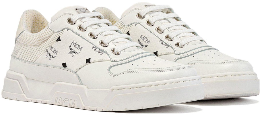 (W) MCM Kasut Sneakers Rendah 'Kulit Anak Lembu Putih' MESDASW03WT035 Order (W) MCM Kasut Sneakers Rendah 'Kulit Anak Lembu Putih' MESDASW03WT035
