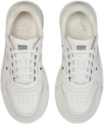 (W) MCM Kasut Sneakers Rendah 'Kulit Anak Lembu Putih' MESDASW03WT035 Lookbook (W) MCM Kasut Sneakers Rendah 'Kulit Anak Lembu Putih' MESDASW03WT035
