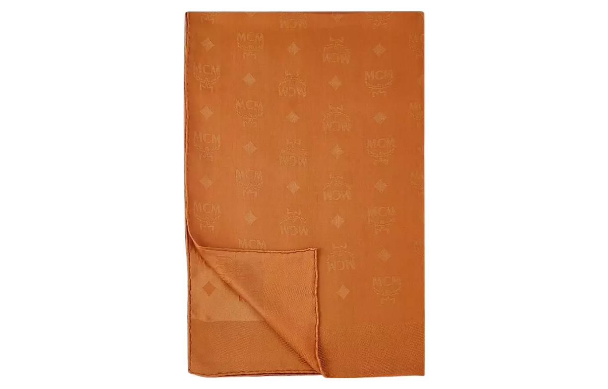 (Women) MCM Monogram Pattern Scarf for Women in Brown MEFDAMM08CO001