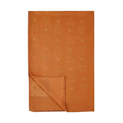 (Women) MCM Monogram Pattern Scarf for Women in Brown MEFDAMM08CO001