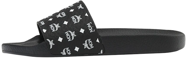 (Women) MCM Monogram Rubber Slide 'Black' MESCSMM24BK (Women) MCM Monogram Rubber Slide 'Black' MESCSMM24BK