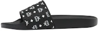 Buy (W) Claquettes en Caoutchouc Monogram MCM ''Noir''. MESCSMM24BK