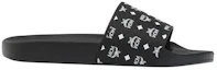Order (W) Claquettes en Caoutchouc Monogram MCM ''Noir''. MESCSMM24BK