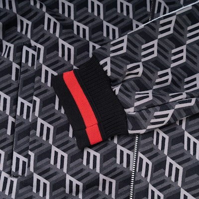 (Women) MCM Monogram Zip-Up Stand Collar Jacket for Women - Black. MFJCSCK06BK00L Details for (Women) MCM Monogram Zip-Up Stand Collar Jacket for Women - Black. MFJCSCK06BK00L