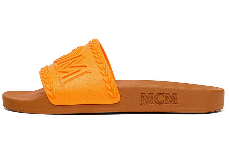 (Women) MCM Rubber Slide 'Big Logo' MESBSMM15O9036