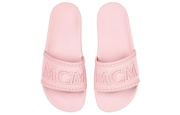 (W) MCM Rubber Slide 'Big Logo Pink' 圖 4