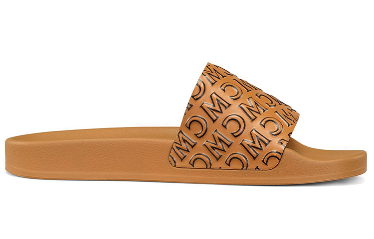 Order (W) MCM Sandal Karet 'Monogram Kuning' MESAAMM16CO037