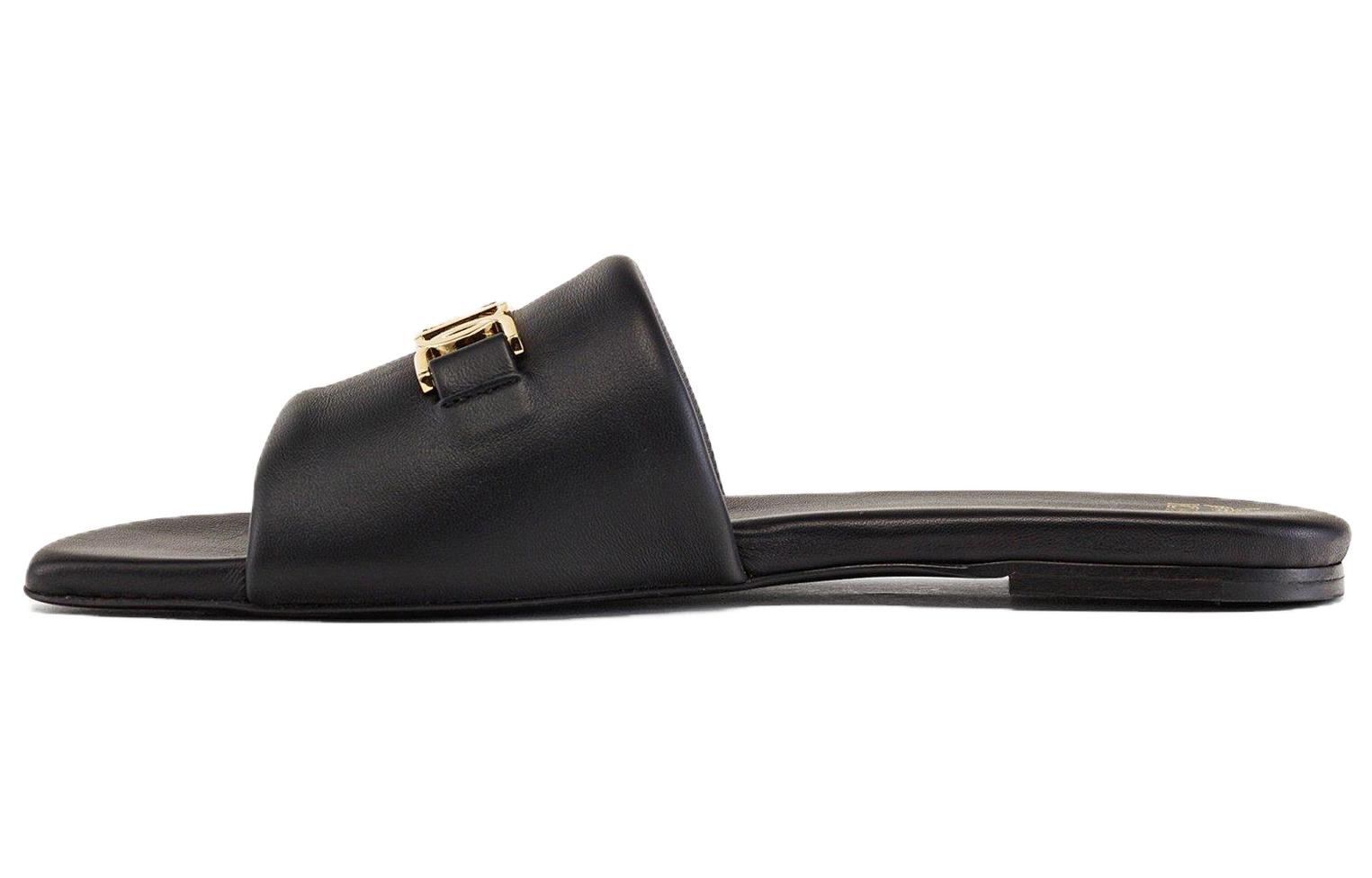 (Women) MCM Slide 'Black Sheepskin Comfort Elegance' MESDALD05BK036