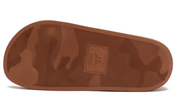 Details for MCM PU 一字型 時尚涼拖 女款 干邑色