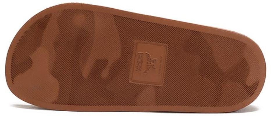 MCM PU 一字型 時尚涼拖 女款 干邑色 Details for MCM PU 一字型 時尚涼拖 女款 干邑色