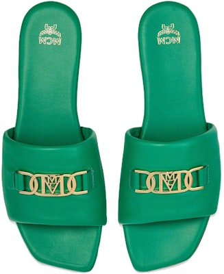 (Women) MCM Slide 'Green Sheepskin Elegant Comfort' MESDALD05J8036 Lookbook (Women) MCM Slide 'Green Sheepskin Elegant Comfort' MESDALD05J8036