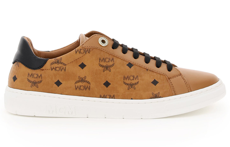 Order MCM Terrain Derby 低幫小牛皮時尚板鞋 女款 棕色