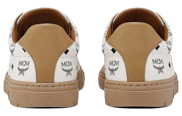 Purchase (W) MCM Terrain Visetos Low ''Colorblock Beige'' Sneakers MESCSMM05I6