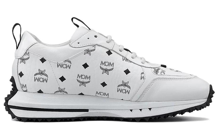 Order (W) MCM Visetos 76 Nero e Bianco ''Mach Runner'' Sneakers MESASMM43WT