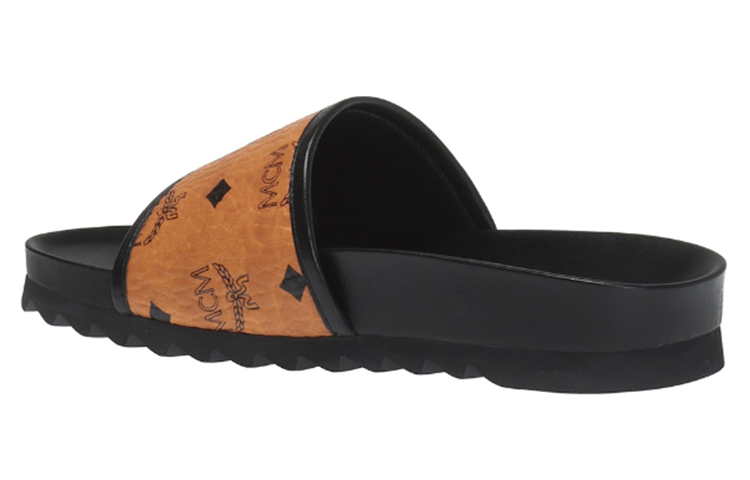 Shop (W) MCM Visetos 厚底拖鞋 '棕黄' MES9S2K05CO