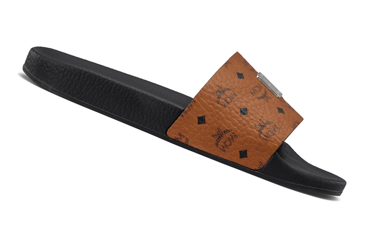 Order (Women) MCM Visetos Rubber Slide 'Black Brown' MESCSMM25CO