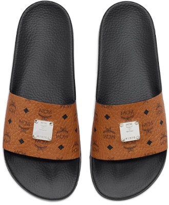 (Women) MCM Visetos Rubber Slide 'Black Brown' MESCSMM25CO Shop (Women) MCM Visetos Rubber Slide 'Black Brown' MESCSMM25CO
