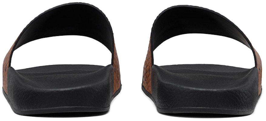 (Women) MCM Visetos Rubber Slide 'Black Brown' MESCSMM25CO Purchase (Women) MCM Visetos Rubber Slide 'Black Brown' MESCSMM25CO