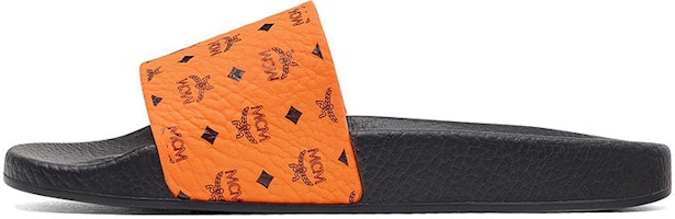 (Women) MCM Visetos Slide 'Orange' MES8AMM60O9036 (Women) MCM Visetos Slide 'Orange' MES8AMM60O9036