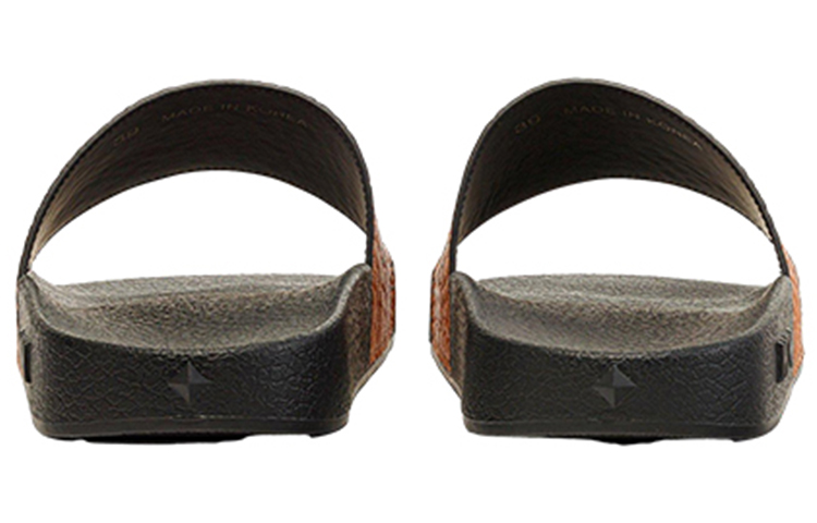 Shop (W) Sandalia tipo chancla MCM Visetos 'Marrón' MESDAMM01CO039