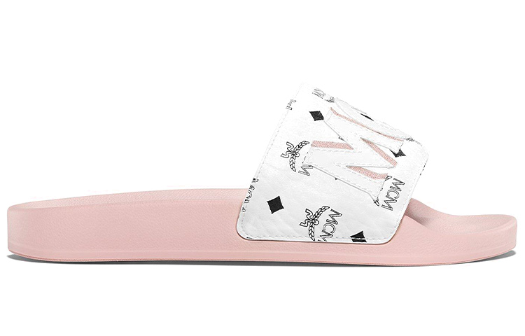 Order MCM Visetos 拖鞋 女款 粉紅色