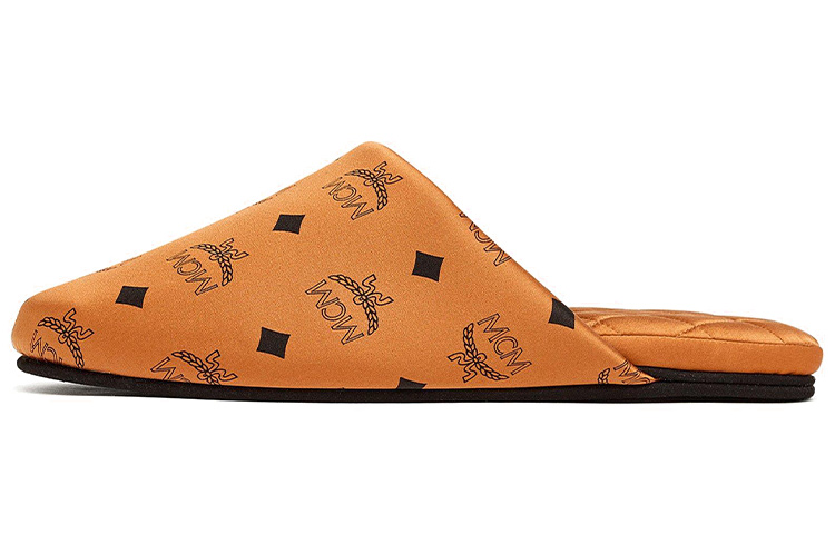 (Women) MCM Visetos Slipper 'Yellow Silk Satin' MEXBSMM14CO0ML