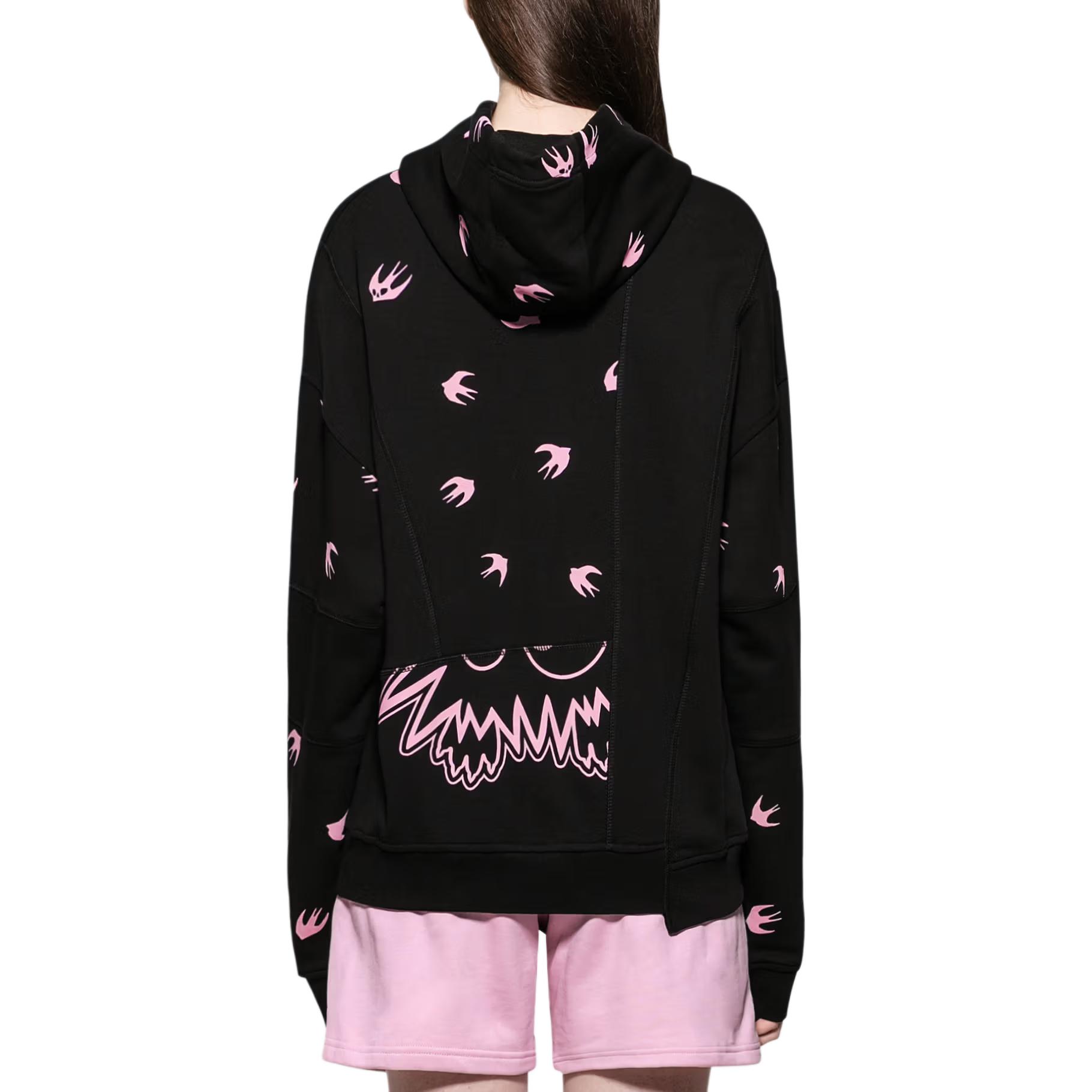 Lookbook (W) McQ Alexander McQueen 黑色連帽衫 全版動物印花設計 500066-RMJ83-1072