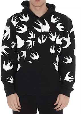 (W) McQ Alexander McQueen Hoodie Hitam Grafik Swallow 527546-RLT72-1000 Shop (W) McQ Alexander McQueen Hoodie Hitam Grafik Swallow 527546-RLT72-1000