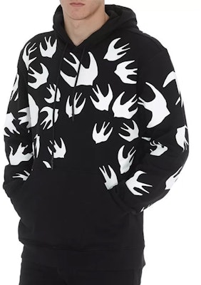 (W) McQ Alexander McQueen Hoodie Hitam Grafik Swallow 527546-RLT72-1000 Purchase (W) McQ Alexander McQueen Hoodie Hitam Grafik Swallow 527546-RLT72-1000