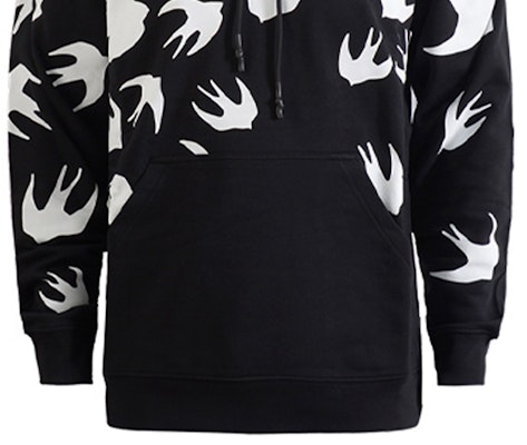 (W) McQ Alexander McQueen Hoodie Hitam Grafik Swallow 527546-RLT72-1000 Sizing (W) McQ Alexander McQueen Hoodie Hitam Grafik Swallow 527546-RLT72-1000
