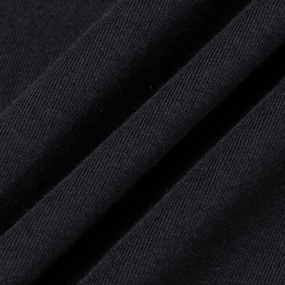 (W) McQ Alexander McQueen Baju-T Lengan Pendek Cetakan Swallow Hitam. 318978-RLT71-1000 2