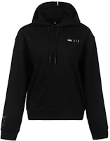 (Women) McQ Alexander McQueen FW22 Black Logo Print Hoodie for Women 624673-RSJ76-1000 (Women) McQ Alexander McQueen FW22 Black Logo Print Hoodie for Women 624673-RSJ76-1000