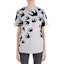 Shop (W) McQ Alexander McQueen Baju T-Shirt Leher Bulat Cetak Swallow Kelabu 318978-RGH80-1225