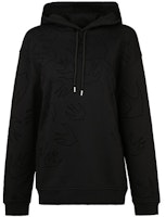 (Women) McQ Alexander McQueen Solid Black Hoodie Casual Sweatshirt. 481637RNT41-1000 (Women) McQ Alexander McQueen Solid Black Hoodie Casual Sweatshirt. 481637RNT41-1000