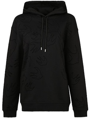 (W) McQ Alexander McQueen 純黑色連帽休閒衛衣 481637RNT41-1000 Order (W) McQ Alexander McQueen 純黑色連帽休閒衛衣 481637RNT41-1000