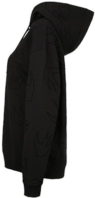 (W) McQ Alexander McQueen 純黑色連帽休閒衛衣 481637RNT41-1000 Shop (W) McQ Alexander McQueen 純黑色連帽休閒衛衣 481637RNT41-1000